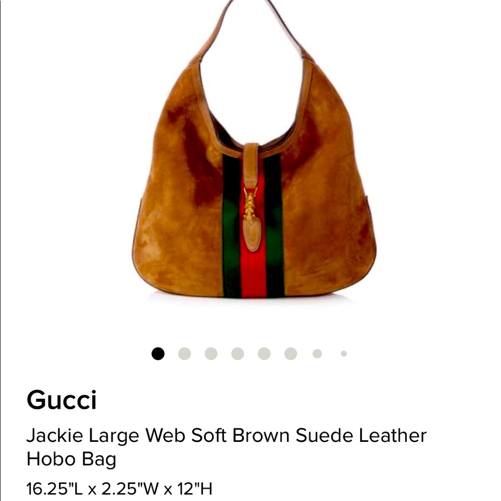 🔥🔥Gucci Borsa Soft Suede Jackie Bag - Picture 9 of 11